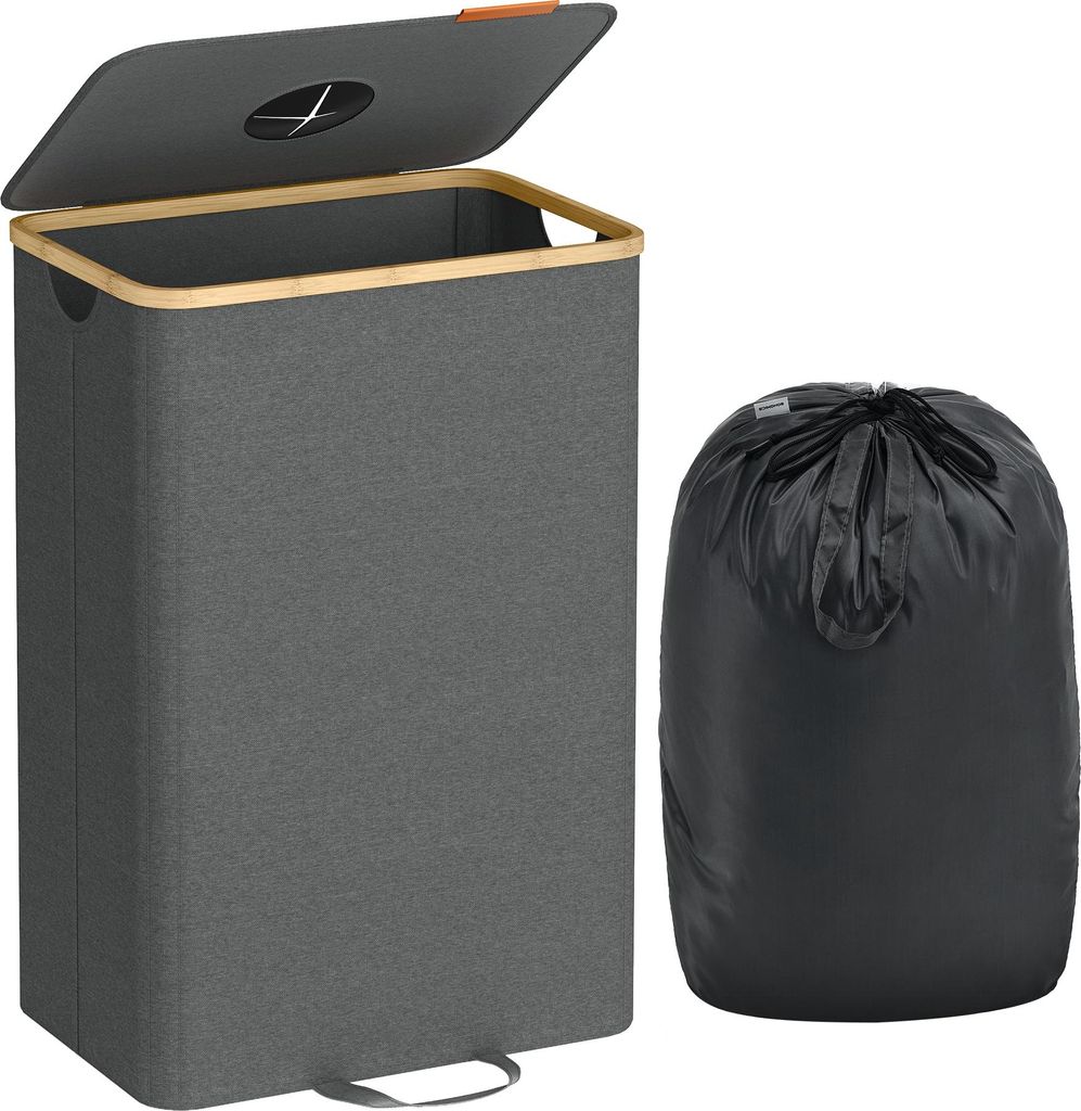 SONGMICS Pfandflaschen-Sammelbehälter, 95 L Flaschensammler Produktbild 