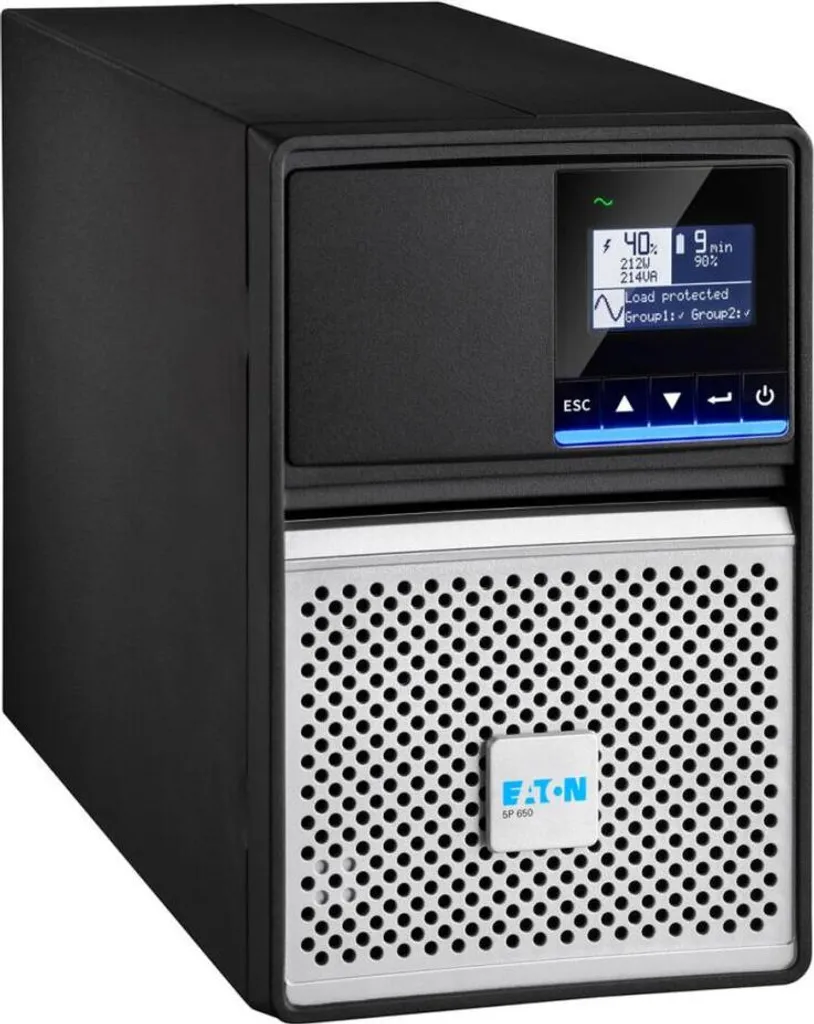Onduleur de Sauvegarde Eaton 5P650iG2 Haute Efficacité avec Écran LCD