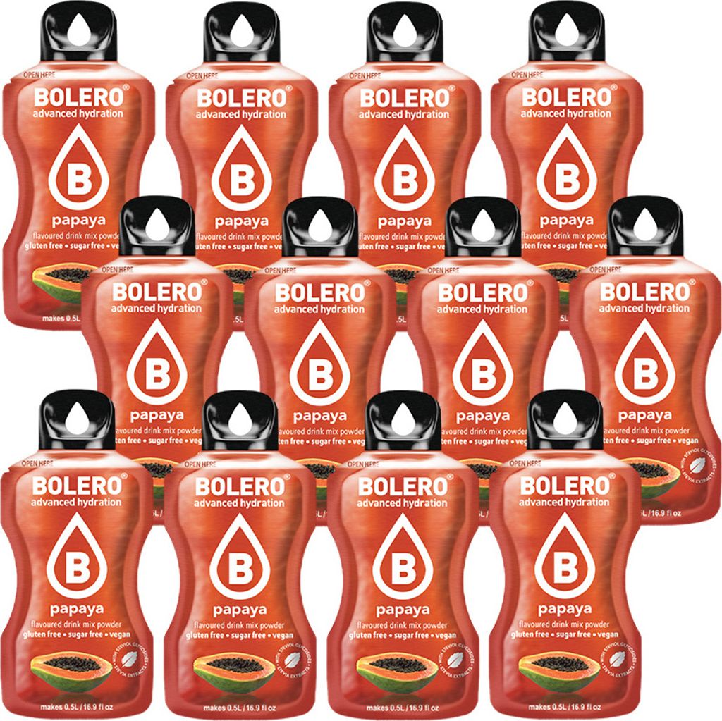 Bolero Sticks (12x3g) Papaya - Intra- & Post-Workout - Intra-Workout