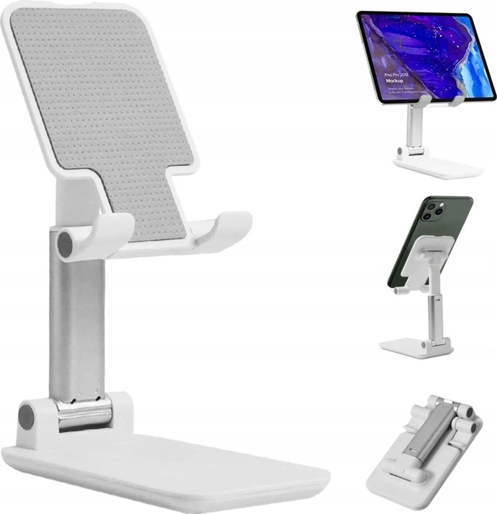 SUPPORTO PER TABLET PIEGHEVOLE 4-13" Bianco Immagine del prodotto 
