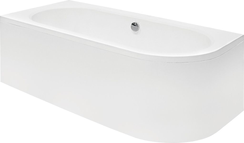 Eckbadewanne Badewanne Avita LINKS 170X75 mit Füßen und Produktbild 3