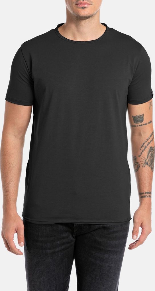 Replay Raw Cut Crew Shirt Herren