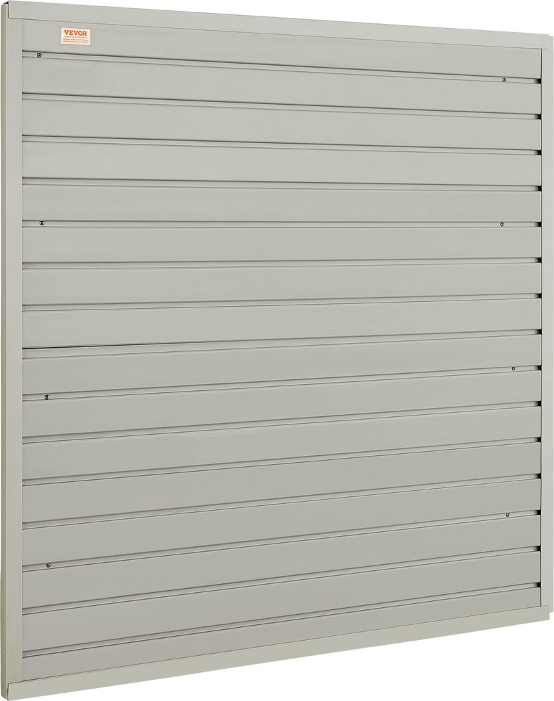 VEVOR Wandpanel Werkzeugwand 129,1x129,1cm Wandpaneel WPC Werkzeughalter Organizer, Lamellenwand Slatwall Stecktafel Pegboard Wandhalterung Ideal f...