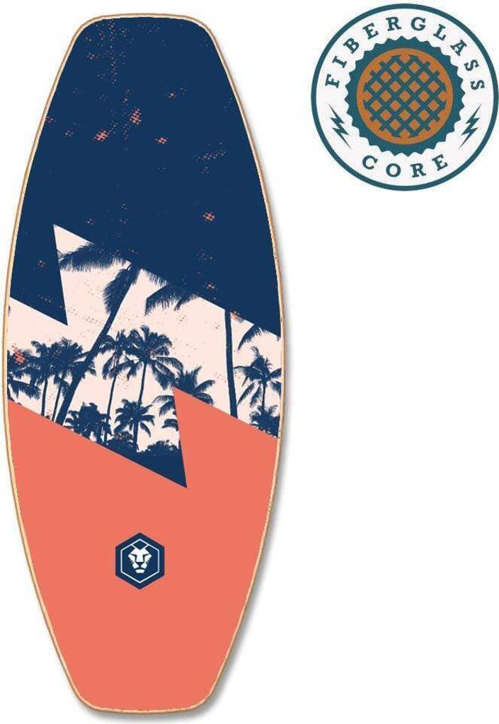 Daffy Boards Trick-Balance Board mit Fiberglas-Kern - Design: Ride Bolt