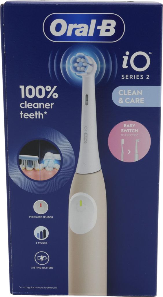 Brosse à dents électrique Oral-B iO2, rose pâle Image du produit 
