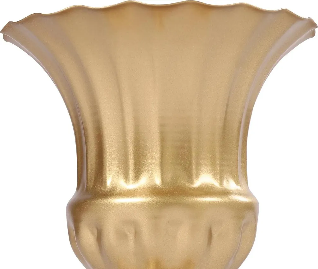 Vase Médicis Doré de Table - Set de 10 Décorations de Mariage en Métal - 3