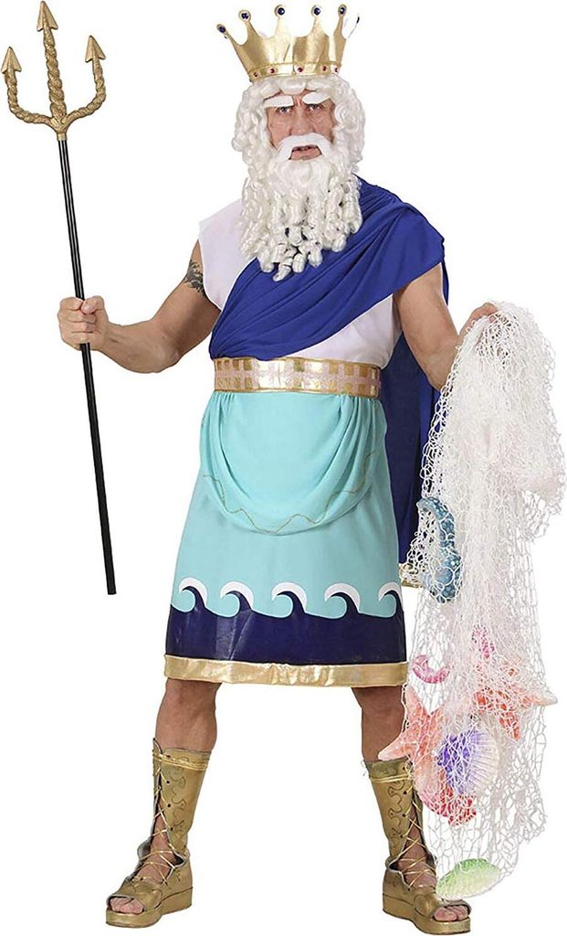 POSEIDON (Tunika, Gürtel mit Band, Krone) Gr. XL Produktbild 