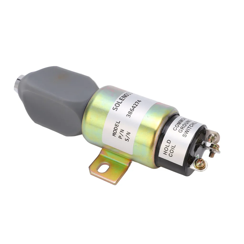 Solénoïde d'arrêt carburant 3864274 robuste avec coupure instantanée