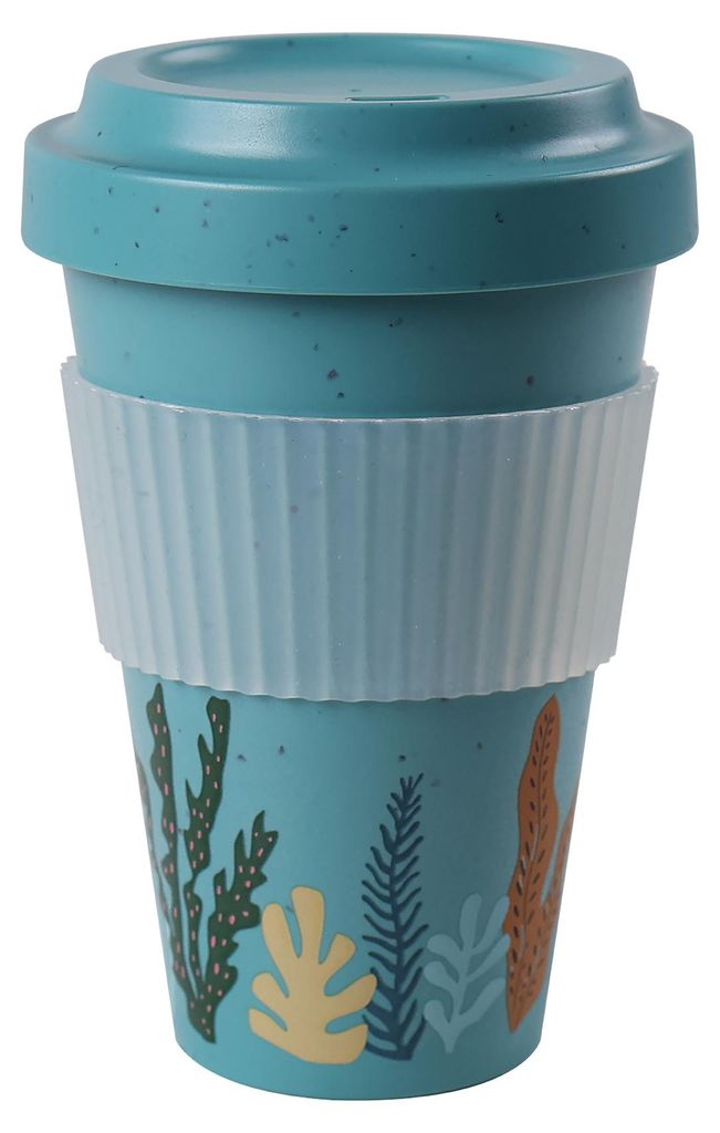 AWAVE®  Kaffeebecher To Go 400 ml rPET | Türkis Produktbild 