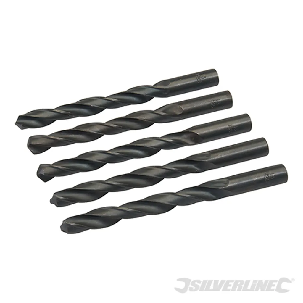 Forets hélicoïdaux HSS métrique 13,0 mm - Pack de 5 forets acier rapide