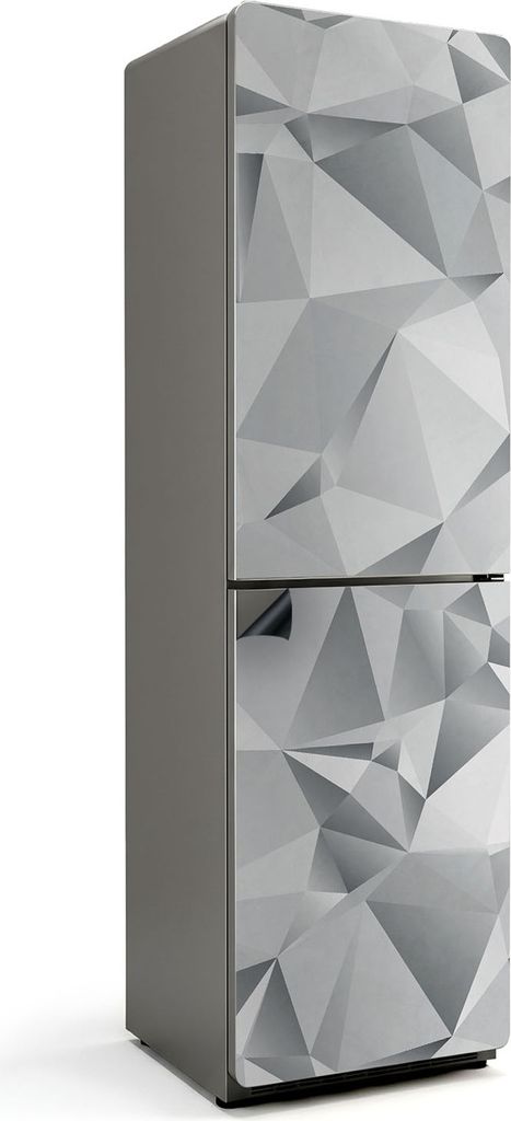 Abstraktes 3D-Muster – Magnetische Kühlschrank Abdeckung – Dekorfolie magnetisch Küche – Kühlschrank Magnet Deko – selbstklebende Magnet...