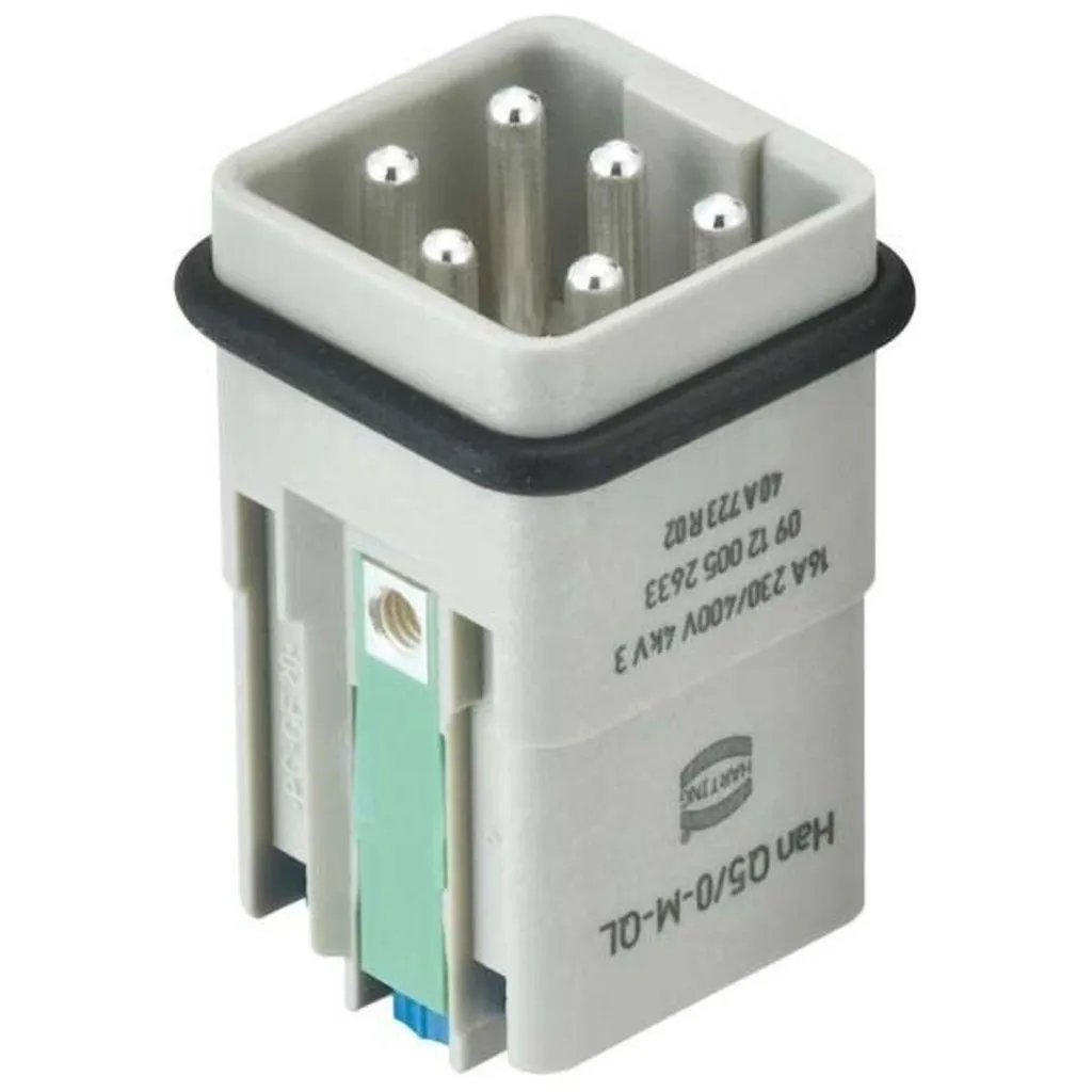 Harting 09120052634 Inserto Maschio Han Q 5/0 Quick-Lock 16A