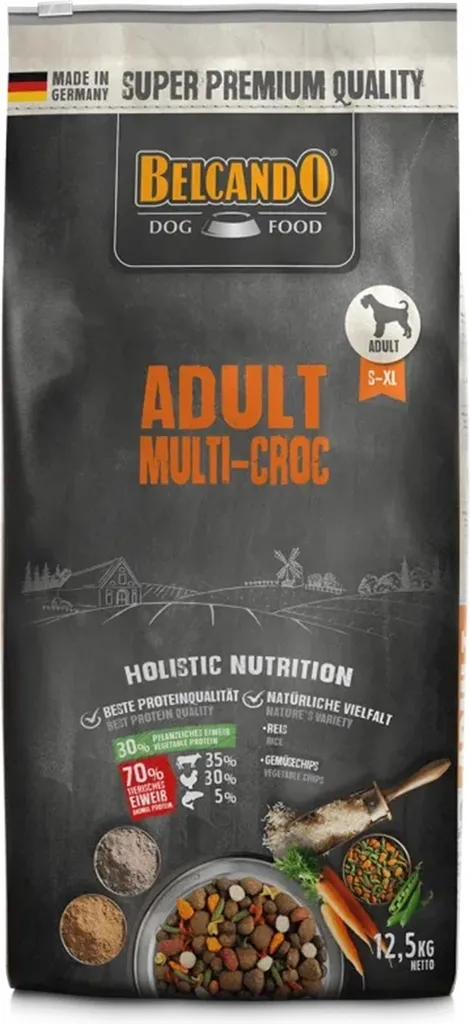 Nourriture pour Chien Actif BELCANDO Adult Multi-Croc Sac de 12,5 kg