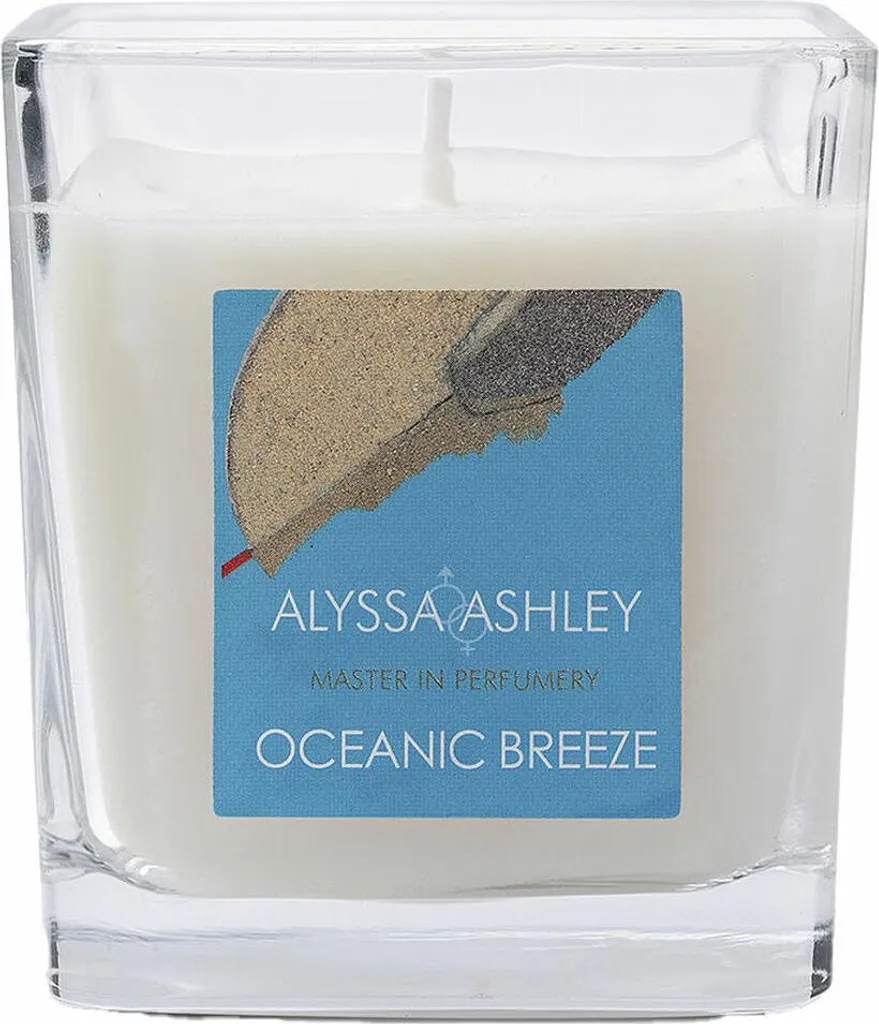 Bougie Oceanic Breeze Alyssa Ashley 145g - Anti-odeurs de Maison