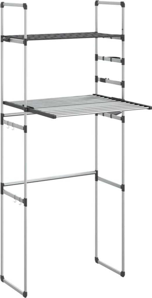 Waschmaschinenregal 77x52x192 cm Aluminium