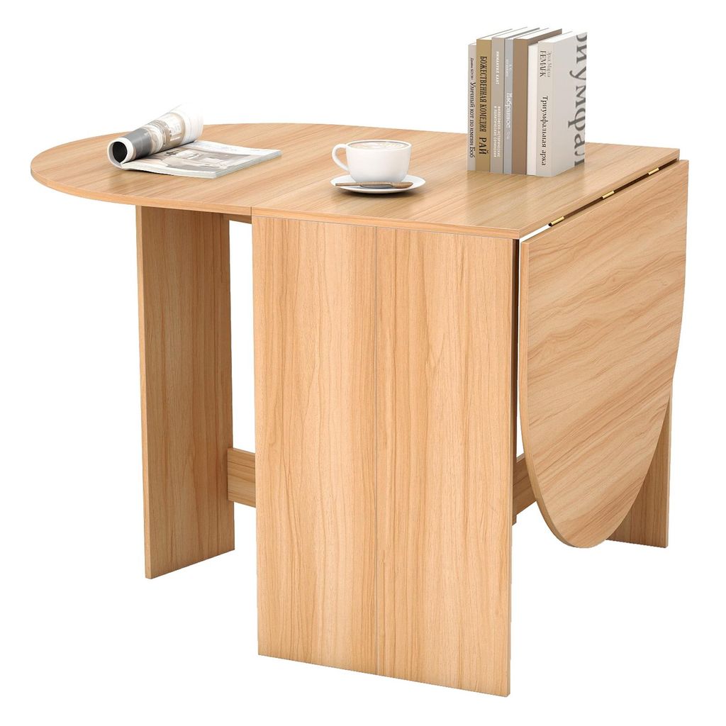 COSTWAY Tavolo da pranzo pieghevole, tavolo da cucina per Immagine del prodotto 