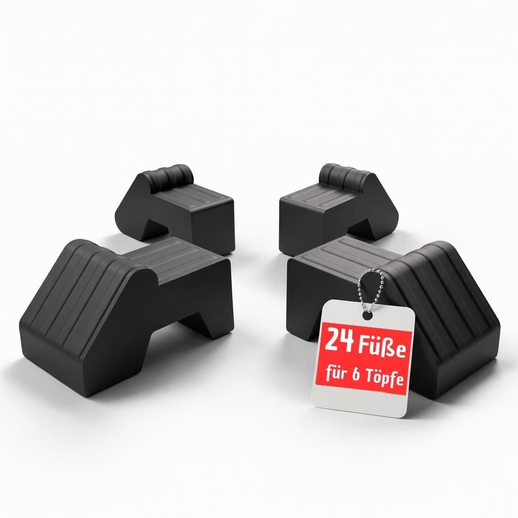 BigDean 24x Füßchen für 6 Stück unserer Produktbild 