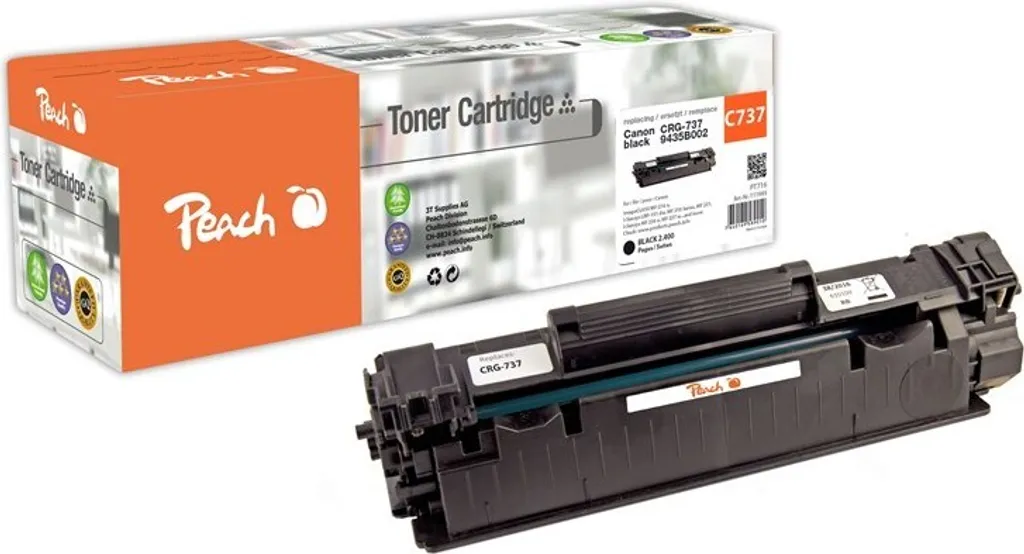 Toner CRG-737 Noir Haute Capacité 2400 Pages pour Bureau Pro