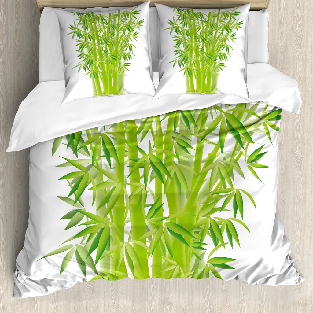 Set Copripiumino ABAKUHAUS Verde Lime: Pratico, Antiacaro e Lavabile