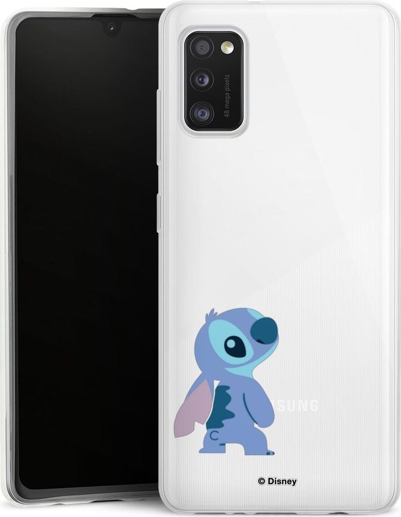 DeinDesign Slim Hülle für Samsung Galaxy A41 Silikon Case Ultra Dünn Handyhülle Disney Fanartikel Lilo & Stitch