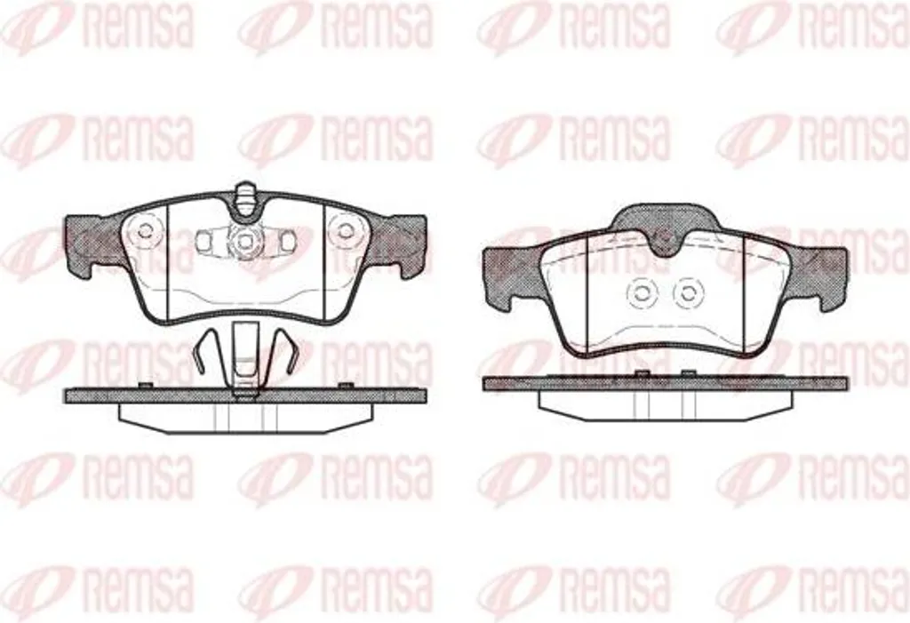 Plaquettes de Frein REMSA 0991.10 pour Mercedes Classe G et Classe S