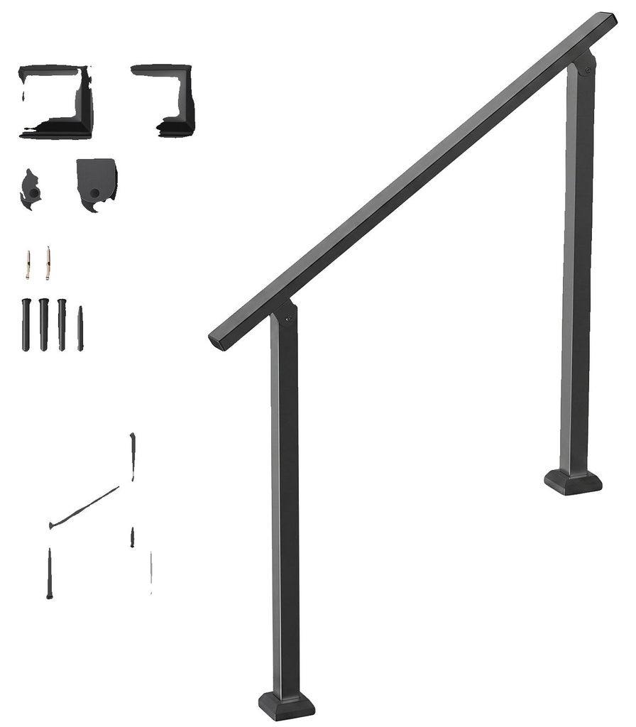 VEVOR Main courante 103 cm, kit rampe d'escalier pour 2-3 Image du produit 