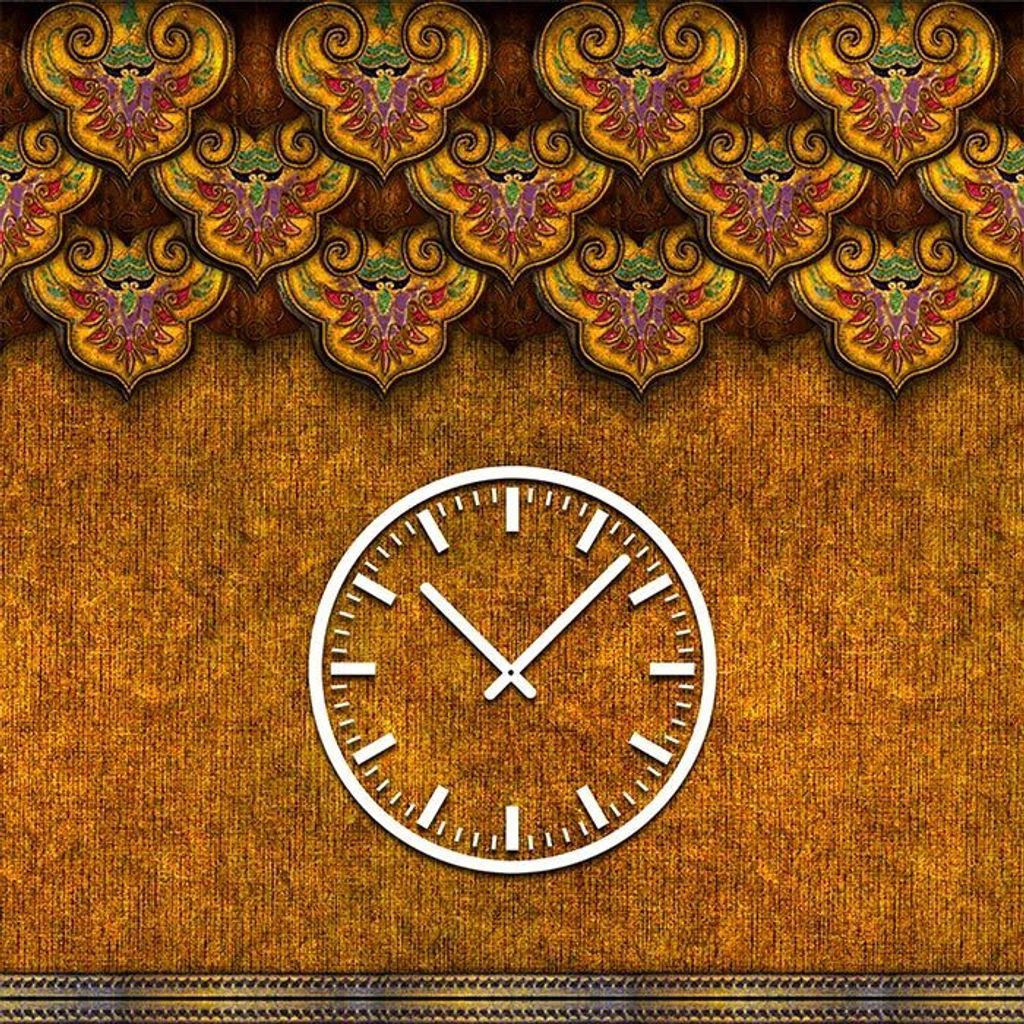 3838 Dixtime Designer Wanduhr, Wanduhren, Moderne Wohnraumuhr 40cm x 40cm