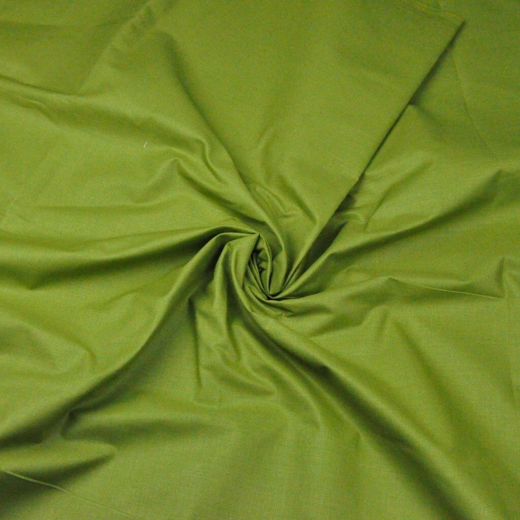 Baumwolle 100% einfarbig olivgrün - 40