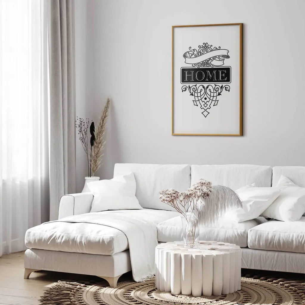 Offerta Poster 60x90 cm Cornice Dorata - Arredo Casa Alta Qualità - 2