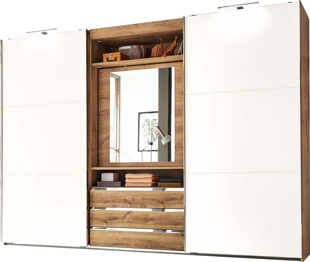 Schwebetürenschrank Kleiderschrank Magie 300x65x216cm Produktbild 