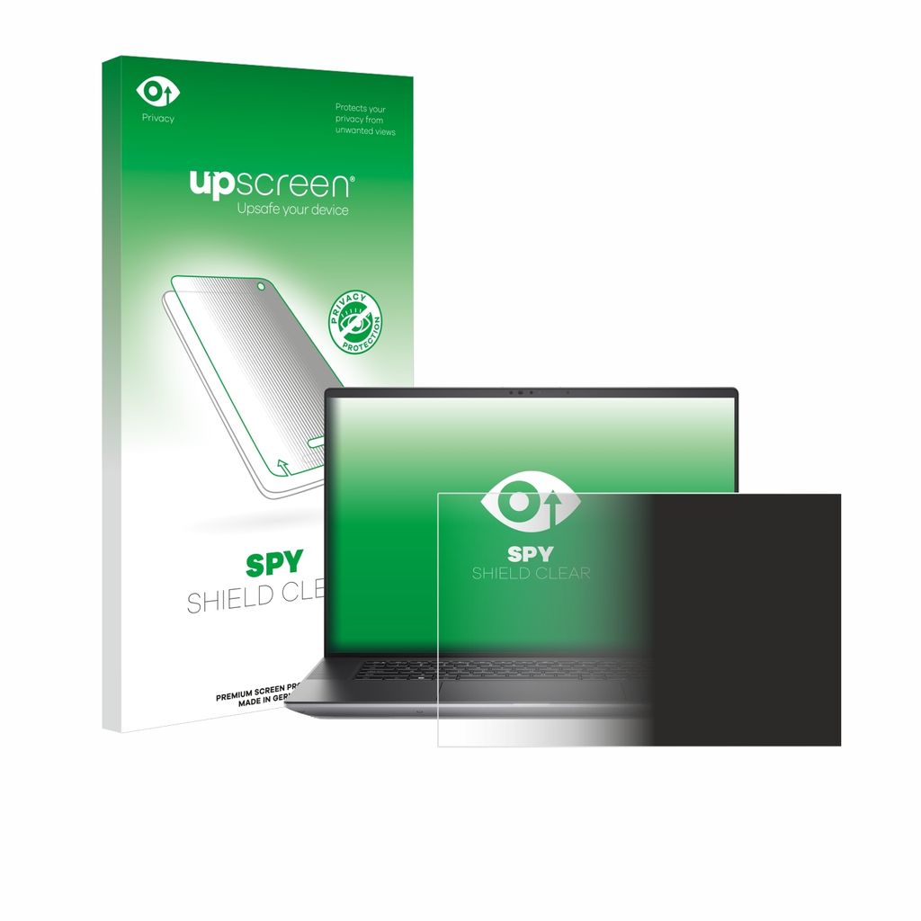 Für Dell Precision 5680 Workstation Sichtschutzfolie Schutzfolie upscreen Anti-Spy Privacy Sichtschutz Blickschutz Display Schutz Folie Blaulichtf...