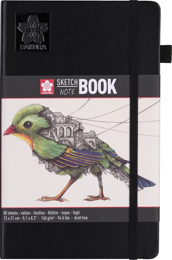 Carnet Sakura 140g 13x21 cm : finissez-en avec l'encre qui traverse !