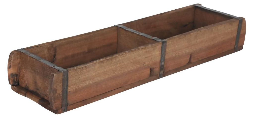 Holzkiste Ziegelform Buche Altholz Aufbewahrungsbox Produktbild 