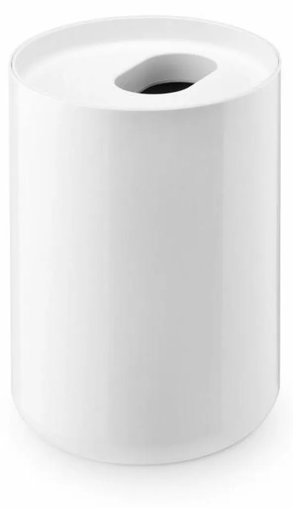 Petite Poubelle de Salle de Bain Blanche Lunar Authentics pour Intérieur