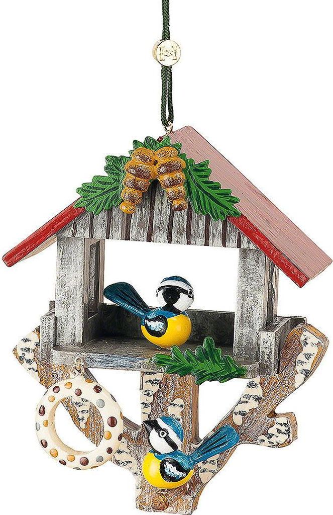 Christbaumschmuck Vogelhäuschen (8,5cm) von Hubrig Volkskunst