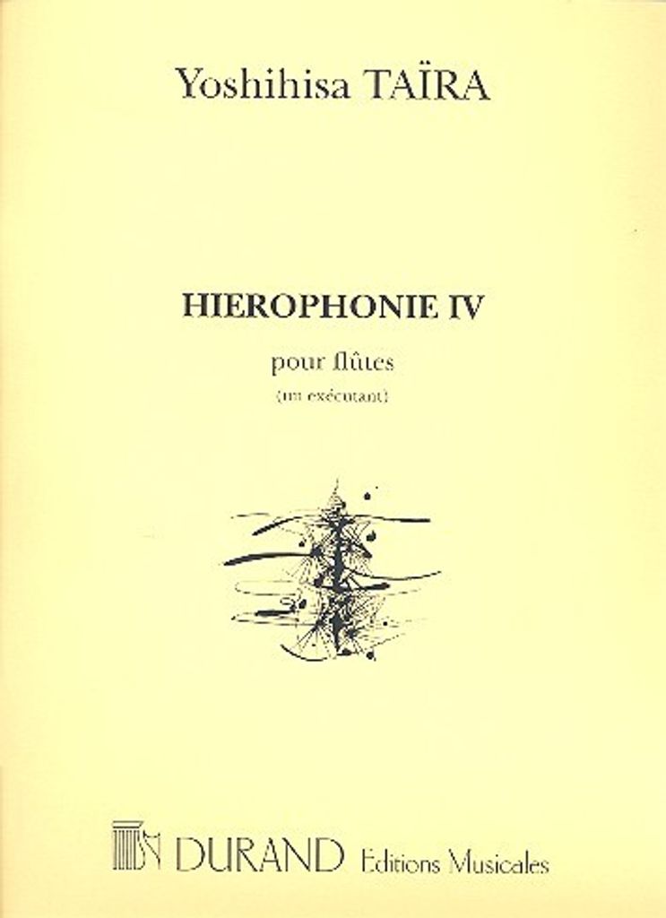 Hierophonie 4 pour flutes (un exécutant)