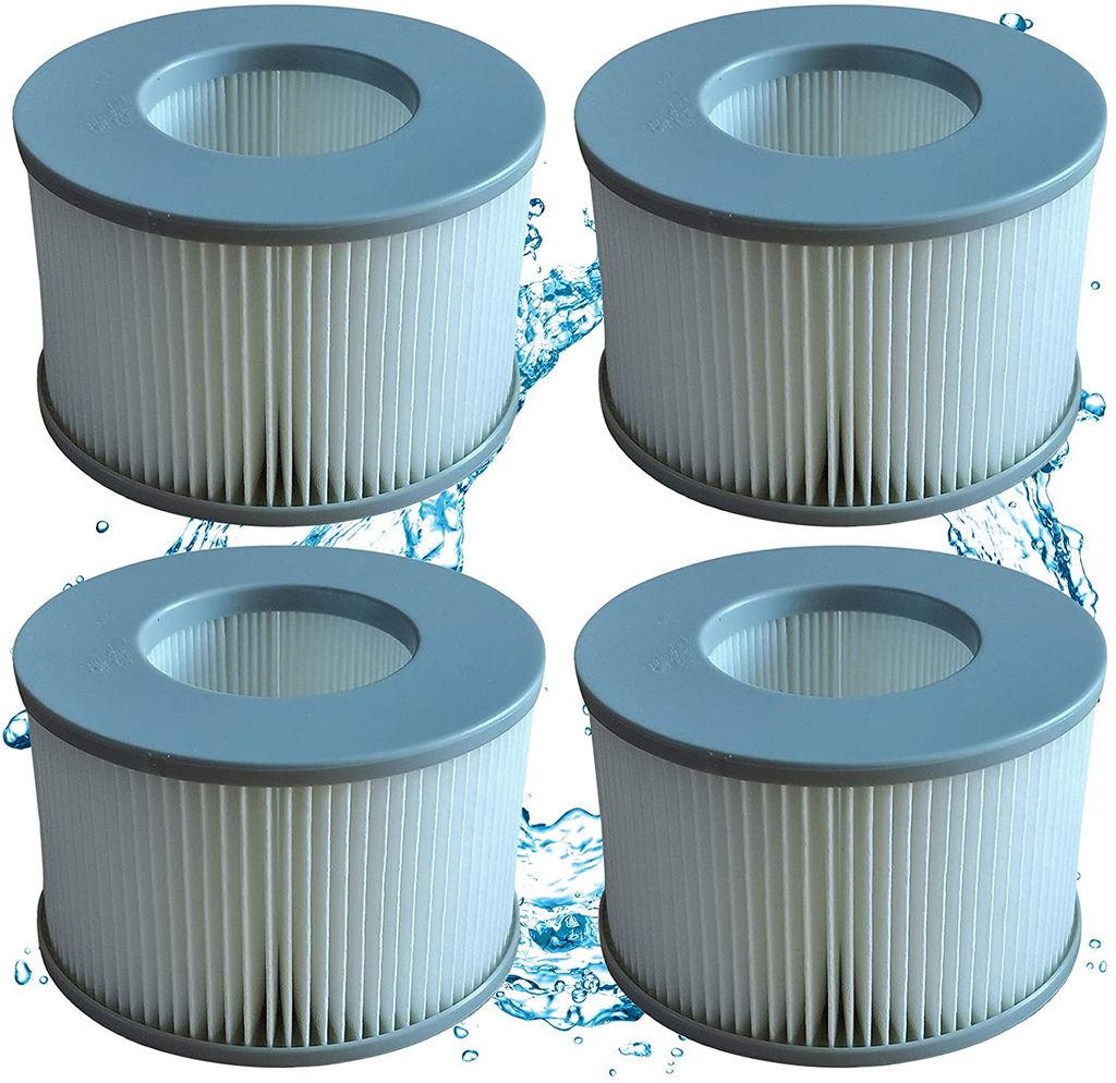 4 Original Ersatzfilter SET Mspa Pool Filter Whirlpool Filterkartusche Kartusche 