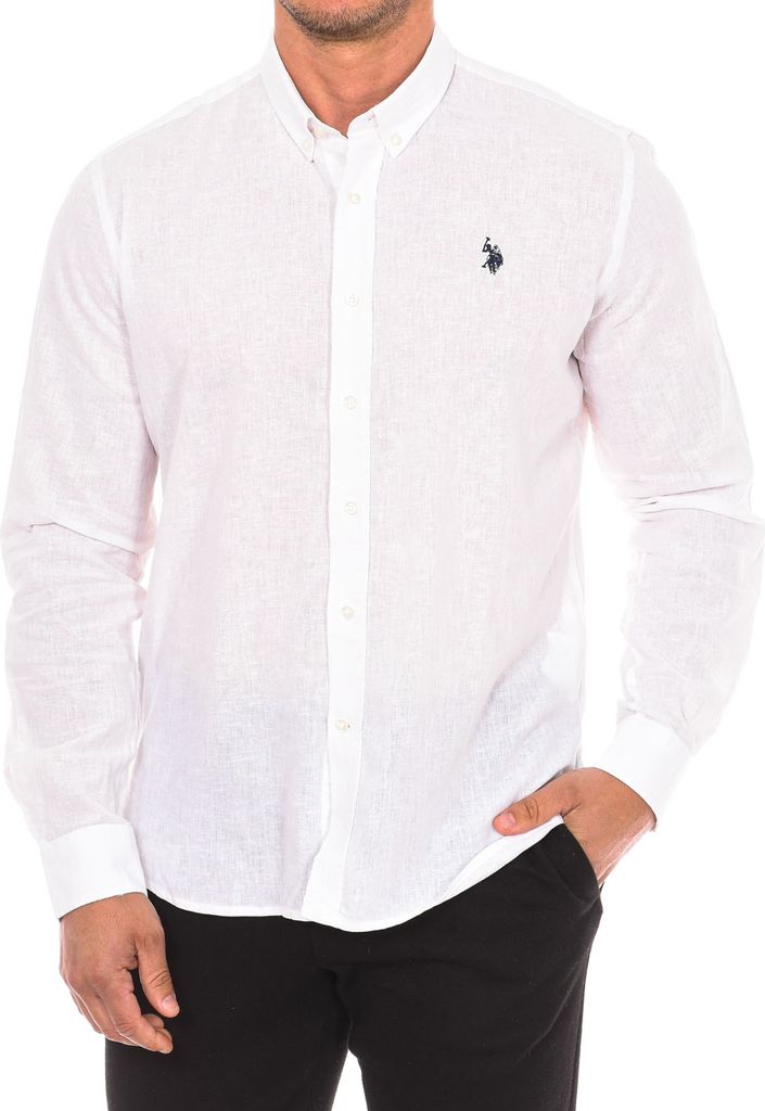 U.S. POLO ASSN. Langarmhemd 68127 Mann