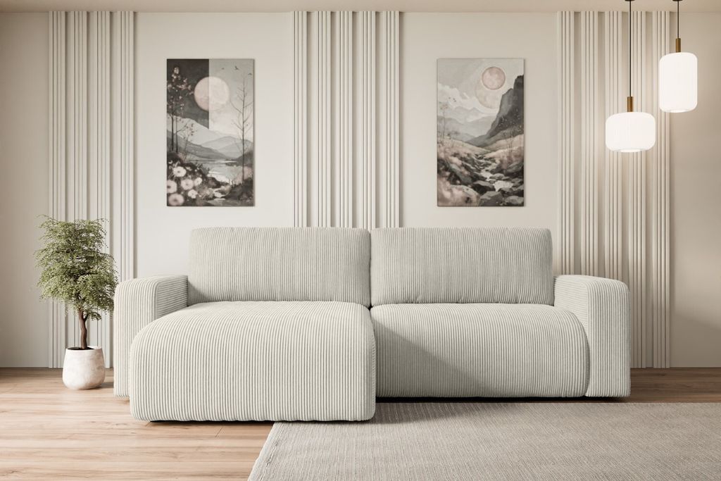 ALTDECOR Ecksofa mit Schlaffunktion und Bettkasten Corner Produktbild 