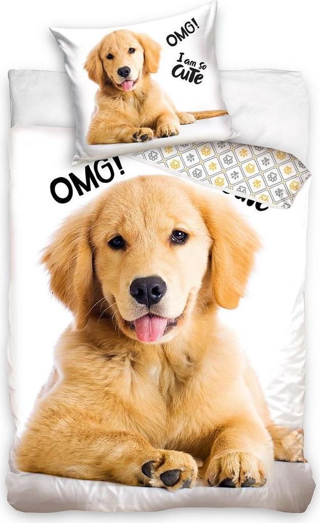 Housse de couette pour chien 140 x 200 cm 60 x 70 cm - 100% Image du produit 