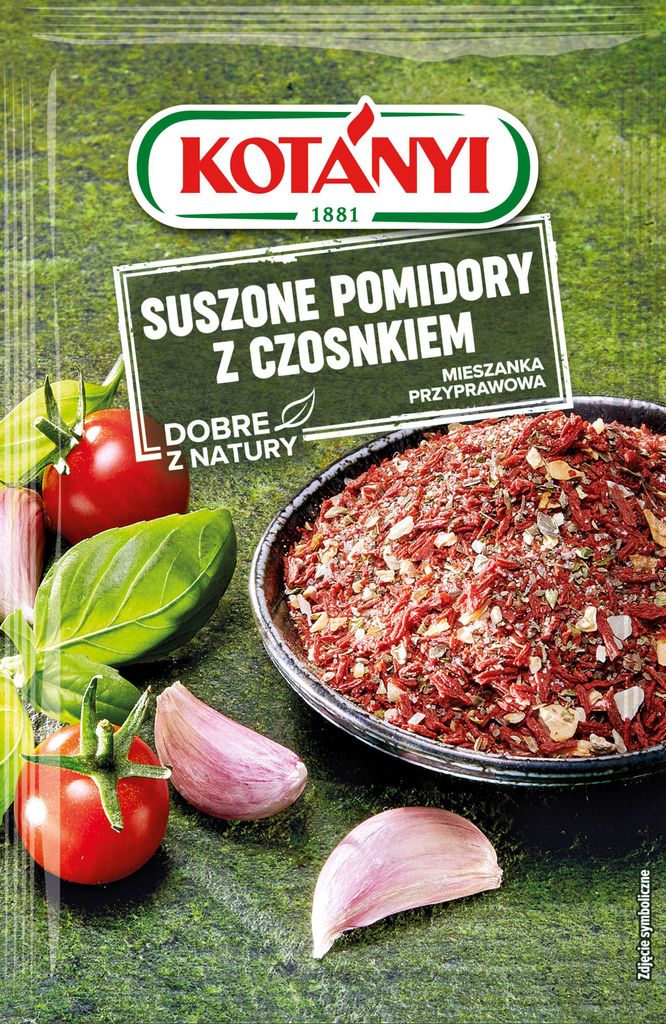 Kotanyi Suszone pomidory z czosnkiem 22g Zdjęcie produktu 