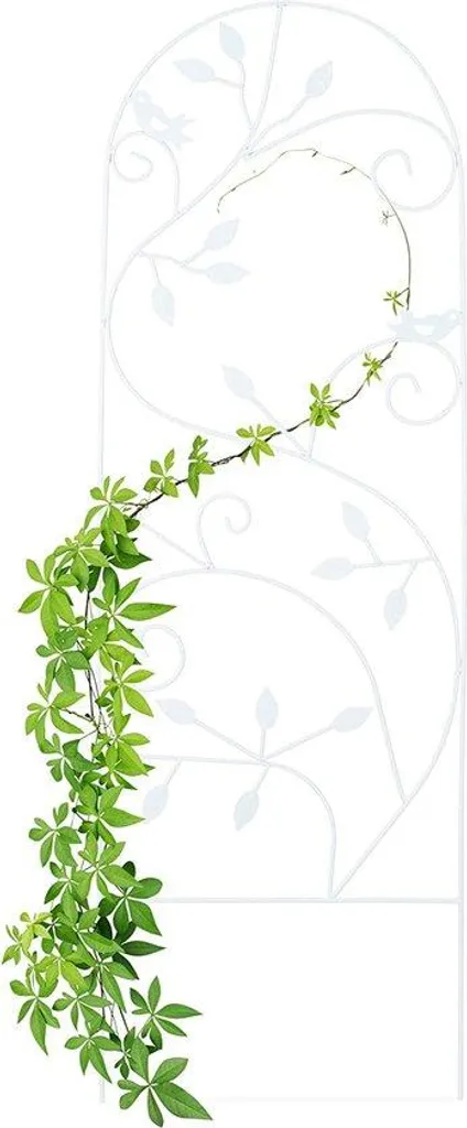 Tuteur pour tomates et plantes grimpantes robuste en acier vert 180cm