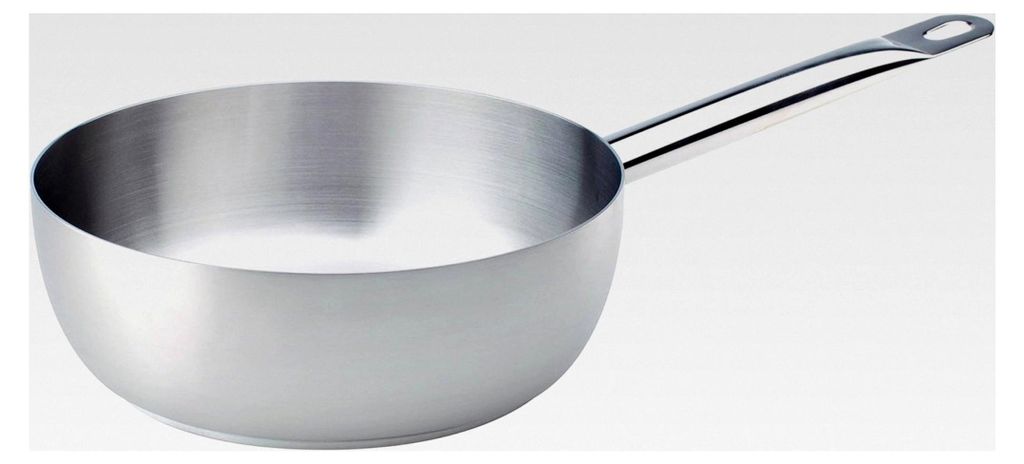 Kasserolle konisch 22 cm Edelstahl 18/10