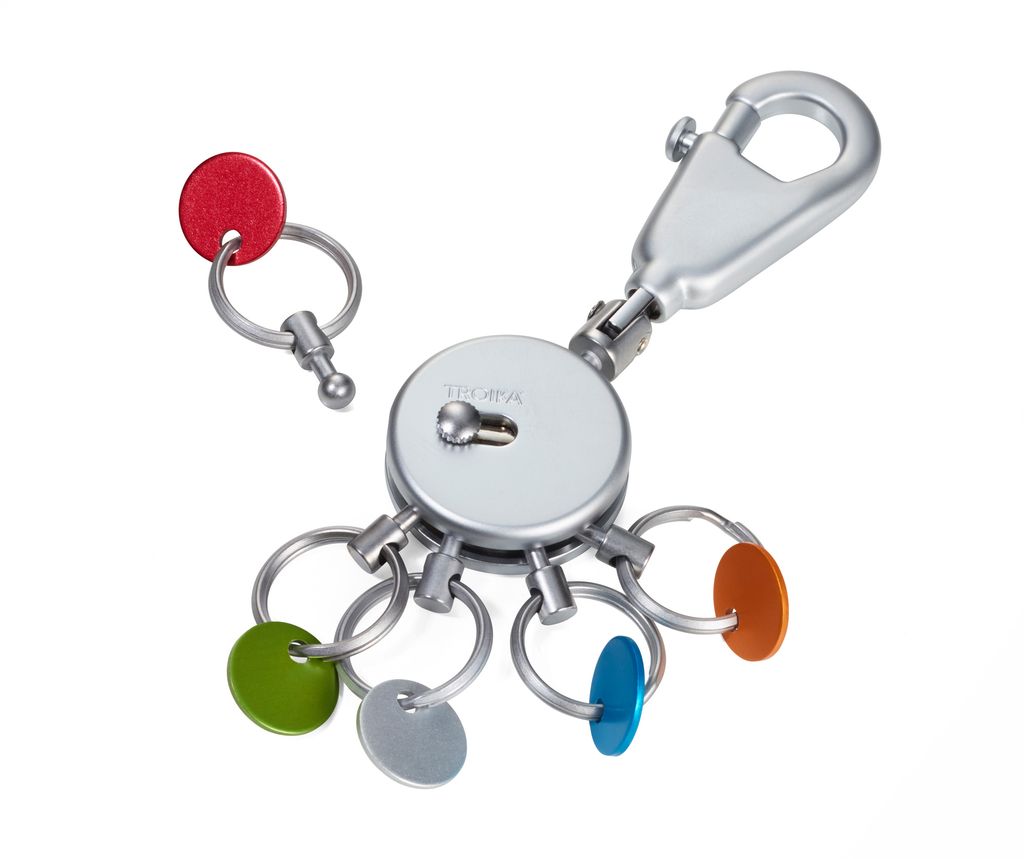 TROIKA Schlüsselanhänger PATENT/Colour matt (KYR61/MC) Produktbild 