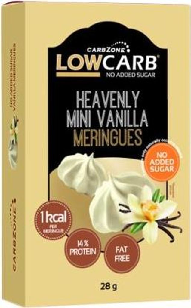 Low Carb Heavenly Mini Vanilla Meringues 28g