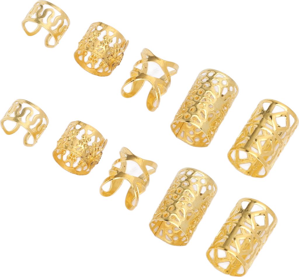 Haar Dreadlocks Perlen,Dreadlocks Haar Ringe,Haarschmuck Ringe,Bart Perlen,Haare Flechten Ringe,Haar Schlauch Perlen