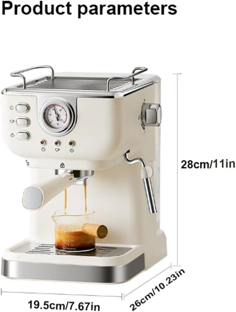 Machine espresso compacte 20 bars : café et cappuccino maison parfaits - 6