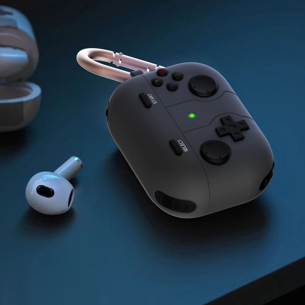 Ohrhörer Schutzhülle Anti-Drop kratzfeste tragbare weiche Silikon-Bluetooth-kompatible Hörphone-Hülle-Grau-Größen: Für AirPods Pro2