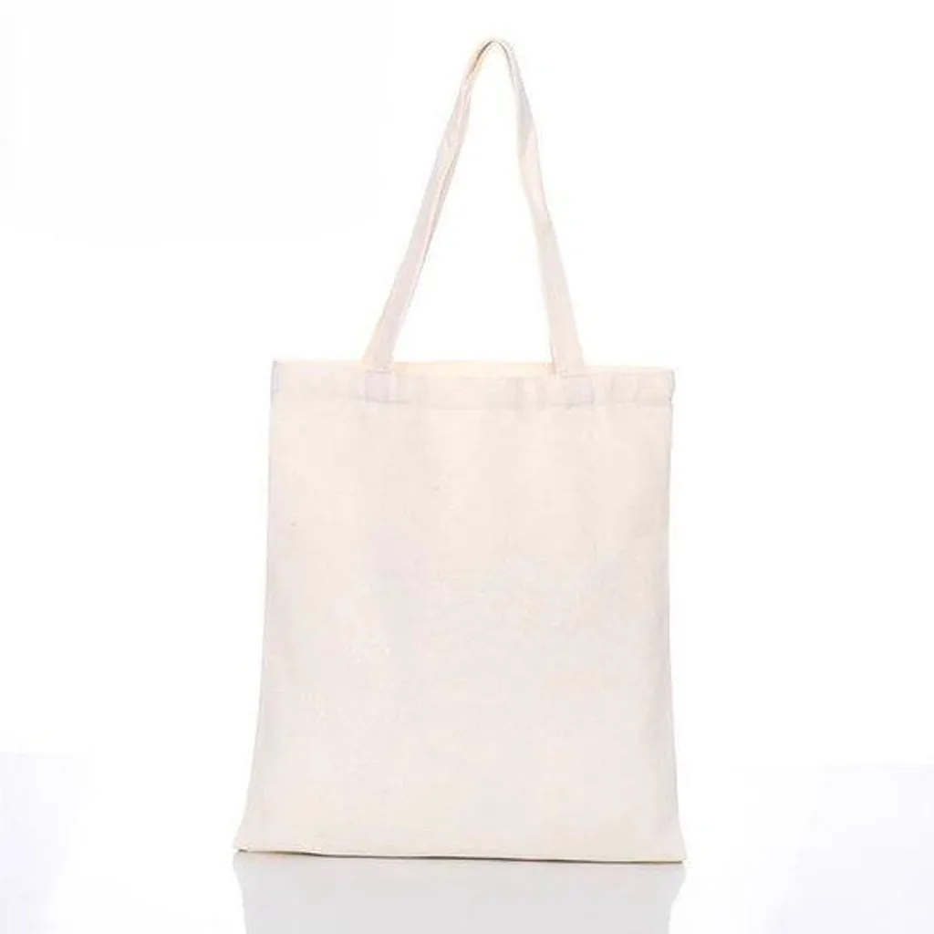 Lot de 5 sacs en coton 38x34 cm - Tote bags souples et durables multi-usages