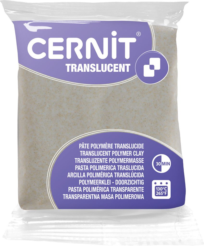 Cernit Translucent 56 G Glittergold Produktbild 